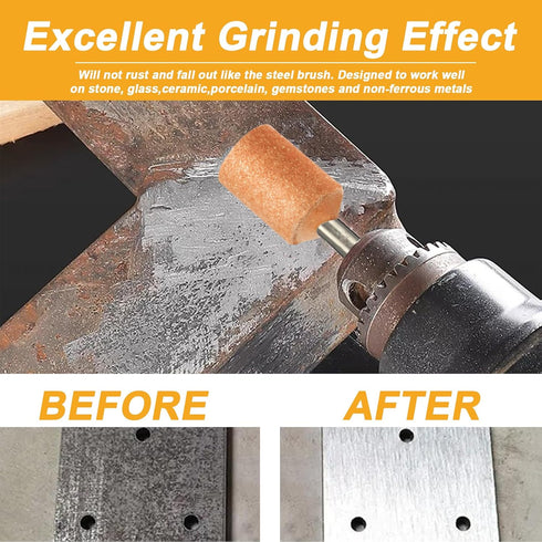 Polishing Buffing Wheel Kit for rotary dremel tool kit Flap Wheel, Grinding Stone Set with 1/8" Shank, Ideal for dremel polishing kit, Drill Bits,...