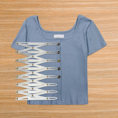 Expanding Sewing Gauge, Sewing Ruler with Universal Tool for Fabric Cover Button Aluminum Sewing Gauge Button Guide Spacing Device for Buttons Ple...