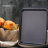 Baking Sheets, Small Cookie Trays, Nonstick Carbon Steel Baking Pan, Bakeware Set, 2-Pack, 9.45 X 7.09 Inch (Inner 7.5x6)...