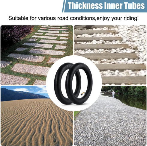 Tire & Tube,10x2.125 inches Electric Scooter Tire Replacement Wheels for Front or Rear Replacement Tires (2 inner tire)...