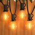 GPATIO Outdoor String Lights, 30FT Waterproof Patio Lights with 15+1 Dimmable Hanging Lights Globe G40 Bulbs, 2700k Shatterproof Connectable for B...