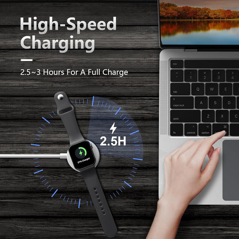 ???????? ???????????????? Fast Charger Magnetic for Apple Watch, 3FT USB C for iWatch Magnetic Charging Cable with Max 20W PD Power Adapter Compat...
