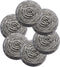 6Pcs Steel Wool Scrubbers - Flexible Scrubber Pads for Cleaning Dishes, Pots, Pans, Grills and Sinks...