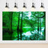 Aquarium Background Tropical Trees Lake Terrarium Background Lush Tropical Leaves Jungle Style Aquarium Decor Rainforest Reptile Habitat Backgroun...