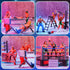 Skylety 32 Pcs Wrestling Toys Wrestler Warriors Toys with 12 Mini Wrestlers Action Figures Wrestling Figures Toys, 20 Realistic Accessories Realis...