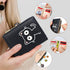 CONISY Cute Wallets for Women, Leather RFID Blocking Small Bifold Wallet with Zipper Coin Purse for Girls and Ladies Womens Wallet (Cat Black)...