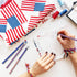 American Flag Pencils Wooden Patriotic Pencils for 4th of July USA Independence Day Parades Party Favors School Office Supplies (72 Pieces)...