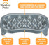 Neater Pet Brands - Neater Slow Feeder - Fun, Healthy, Stress Free Dog Bowl Helps Stop Bloat Prevents Obesity Improves Digestion (2.5 Cup, Silver ...