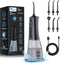 Water Dental Flosser Cordless Teeth Cleaning MOCEL 5 Modes Oral Irrigator 300ML Portable and USB C Cable Rechargeable IPX7 Waterproof Flossing Tee...