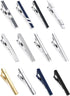 Jstyle 12 Pcs Tie Clips for Men, Classic Tie Bar Clip Set for Regular Ties Necktie Tie Bar Pinch Clips, Wedding Metting Business Tie Pin Clips wit...