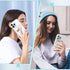 SHANSHUI Phone Wallet, Credit Card Holder for Back of Phone Case Wallet Pocket Stick on ID Bussiness Cards Sticky Pouch Compatible with iPhone, Sa...