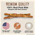 Cadet Gourmet Beef Hide Twist Chew Sticks, Long Lasting & Natural Chew Treats for Dogs, Inspected & Tested in USA, Chicken Flavor (22 Count)...