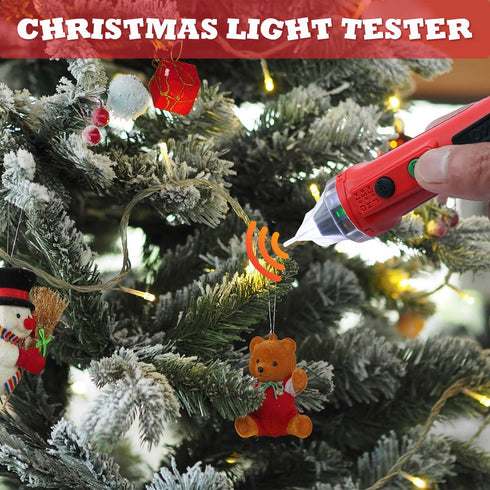 Voltage Tester, RANGERHINO Non-Contact Voltage Tester, Electrical Tester, AC 12V-1000V, Circuit Tester Dual Range LED Display, Buzzer Alarm with F...