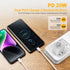 2Pack Set USB C Charger Block, 6.6 FT USB C to USB C Cable, Fast Charging Block Cube Brick Plug Adapter Compatible for with iPhone 15 Pro Max Plus...