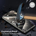 for iPhone 15 Pro Max Screen Protector Tempered Glass Screen Protector Camera Lens Protector Metal Ring Sticker for Magsafe Set with Installation ...
