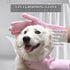 Pet Grooming Gloves, Heat Resistant Silicone Dog Cat Bathing Washing Mitts with High-Density Teeth and Enhanced Five Finger Design, Massaging Hair...
