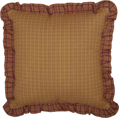 VHC Brands Stratton Applique Star Pillow 12x12 Country Primitive Bedding Accessory, Tan...