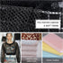 BENECREAT 2yard Black Mesh Fabric, Polyester Hexagon Tulle Netting for Bag Making, Inner Linings and Wash Bags, 61 inch Wide...
