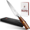 TUO Utility Knife, Small Kitchen Knife, 5 inch Paring Knife High Carbon German Stainless Steel Cutlery with Ergonomic Pakkawood Handle...