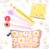 JeVenis Daisy Pens Flower Pens Pouch Daisy Flower Pens Groovy Party Supplies Groovy Stationery Sticky Notes Groovy Daisy Office Supplies…...