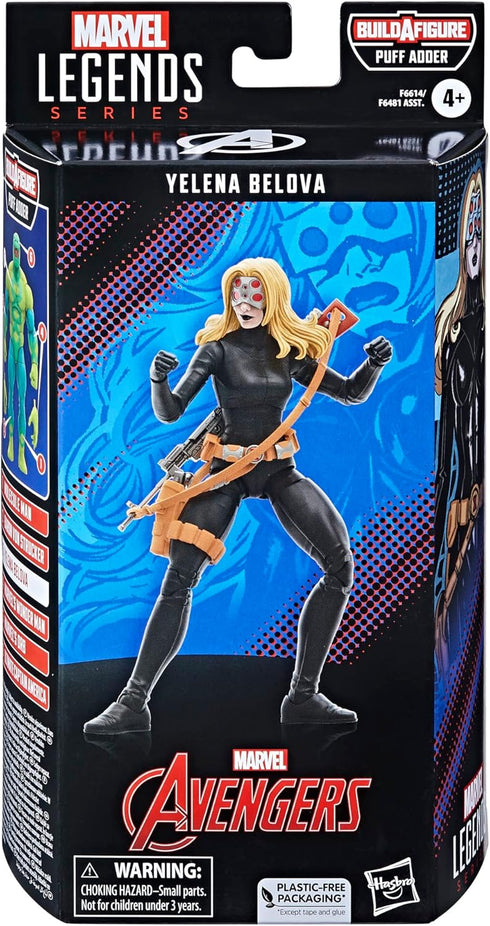 Marvel Legends Series: Yelena Belova Black Widow, Classic Comic Collectible 6-Inch Action Figure, 4+ Years...