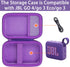 co2CREA Hard Carrying Case for JBL Go 4 Go3 Go 3 Eco Waterproof Ultra Portable Bluetooth Speaker (Purple Case)...