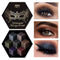 Black Smokey Eyeshadow Makeup Palette, Dark Smoky Eye Shadow Palettes for Halloween Goth Make up Glitter Shimmer Matte Pallets, Midnight Masquerad...