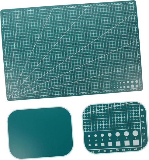 Quilting Cutting Mat - Self Healing Double Sided A3 Cutting Mat Rotary Cutting Sewing Board Fabric Leather Engraving Cutting Quilting Modeling Tab...