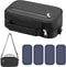 JOYJOM Insulin Cooler Travel Case: Diabetic Medication Insulated Vial Cool Organizer with 4 * 160g Reusable Ice Packs for for Insulin Pen and Diab...