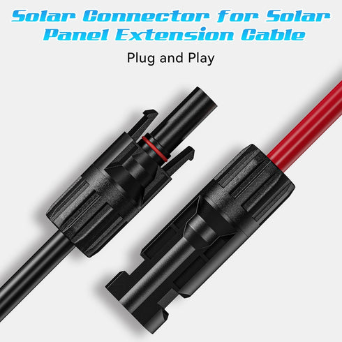 12 Pairs Solar Panel Connectors, IP67 Waterproof, 1000V 30A, 24PCS Solar Connectors (Male & Female) + 24PCS Solar Connector Pins (Male & Female) +...