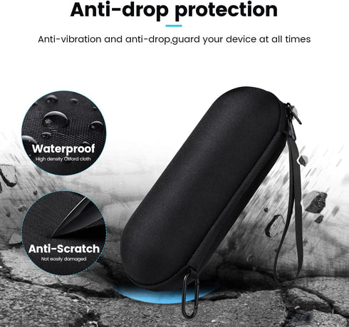 Hard Carrying Case Compatible with Beats Pill Speaker 2024 Version and Blue Tees Golf Player+ GPS Speaker, Lightweight and Portable Protection for...