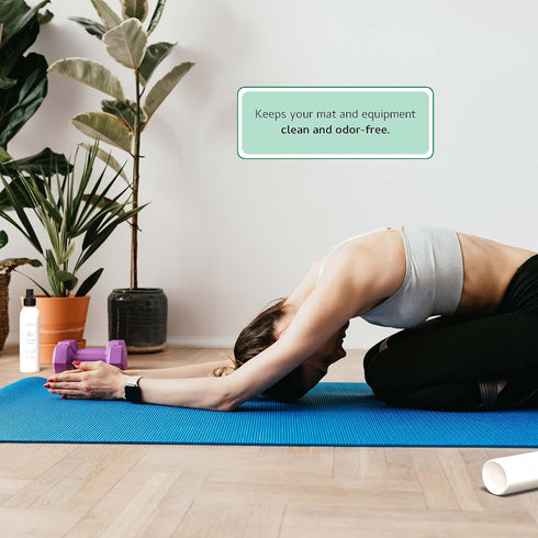 Begley's Yoga Mat Cleaner and Deodorizer Spray 8oz, with Fragrant Essential Oils, Pure Eucalyptus & Lavender...