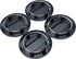 CPOWACE 4pcs Hub Wheel Center Caps Compatible with Polaris RZR, Black Tire Wheel Center Rim Cap Accessories Compatible with Polaris RZR 1000 XP Tu...