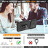 for Samsung Galaxy A25 5G Phone Case with Slide Camera Cover & Screen Protector*2, Samsung A25 5G Case Build in 360° Rotating Ring Kickstand, Mili...