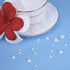 Half Artificial Pearl Bead Flat Back Plastic Beads for Craft DIY Phone Nail Art Making, 7 Sizes (White)...