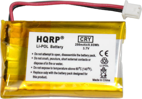 HQRP Battery Works with VXI Blue Parrott 052030, 502030 BlueParrott B250-XT, B250-XT+ Wireless Bluetooth Headset, Roadwarrior, Blue-Parrot PL60203...
