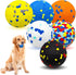 6 Pcs Dog Balls Tennis Ball for Aggressive Chewers Indestructible Dog Teething Chew Toys for Large Medium Small and Puppies, More Biting-Proof Ato...