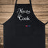 Xornis 100% Cotton Funny Apron with 2 Pockets for Men Women BBQ Grilling Adjustable Bib Black Aprons Gifts Cooking Kitchen...