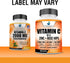 American Standard Supplements Vitamin C 2000mg, Zinc 40mg, and Rose HIPS 50mg Per Serving – Vegan, Gluten Free, Non-GMO (120 Count)...