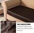 Faux Leather Couch Cushion Covers, Waterproof Sofa Cushion Slipcovers, Elastic RV Chair Seat Covers for Settee Seater, PU Leather Sofa Slipcovers ...