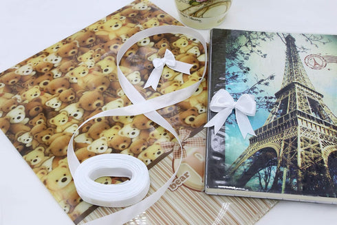 SAILING-GO 100 pcs./Pack Translucent Plastic Bags for Cookie,Cake,Chocolate,Candy,Snack Wrapping Good for Bakery Party with Stickers...