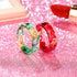 2 Pieces Resin Ring Molds Silicone Ring Molds Assorted Sizes Ring Casting Mold Resin Casting Circle Jewelry Molds with Syringe in 20 ml for DIY Cr...