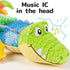 Infant Baby Musical Stuffed Animal Activity Soft Toys with Teether, Multi-Sensory Crinkle, Rattle and Textures, for Tummy Time Newborn 0-3-6-12 Mo...