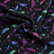 David Angie Happy Halloween Bullet Textured Liverpool Fabric 4 Way Stretch Spandex Knit Fabric by The Yard for Head Wrap Accessories (Bat)...