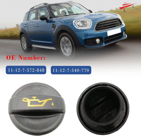 Engine Oil Filler Cap for 2007-2012 Mini Cooper S 1.6L N14 R55 R56 R57 11-12-7-572-848...