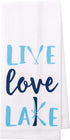 KAF Home Pantry Live Love Lake Kitchen Dish Towel Set of 4, 100-Percent Cotton, 18 x 28-Inch...