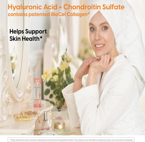Doctor's Best Hyaluronic Acid with Chondroitin Sulfate, Non-GMO, Gluten Free, Soy Free, Joint Support, 60 Caps...