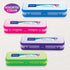 BAZIC Plastic Pencil Case 8" Double Deck Utility Storage Box, Bright Color, Multi Purpose Organizer, 4-Pack...