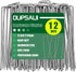 12 Inch 11 Gauge Galvanized Landscape Staples Stakes for Decoration, 12/25/100pcs Garden Metal Stakes for Weed Barrier Fabric, Fence Stakes, Tent ...
