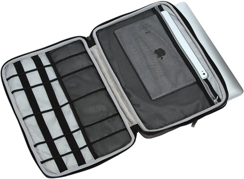 iCozzier 15-15.6 Inch Handle Electronic Accessories Strap Laptop Sleeve Case Bag Protective Bag for 15" MacBook Air/MacBook Pro/Pro Retina Sleeve ...